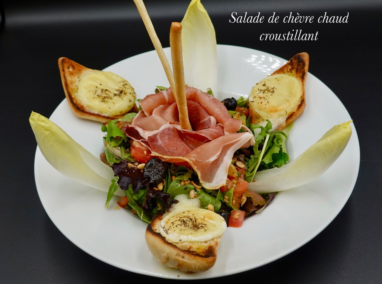 Salade de chèvre chaud fondant