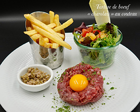 Tartare de bœuf charolais